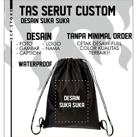 Jual TAS SERUT CUSTOM | TAS SERUT WATERPROOF | TAS FUTSAL | Shopee