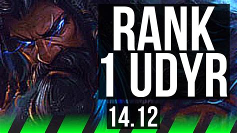 Udyr Vs Jarvan Iv Jgl Rank Udyr Winrate Legendary