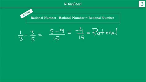 Subtraction Of Rational Numbers Lessons Blendspace