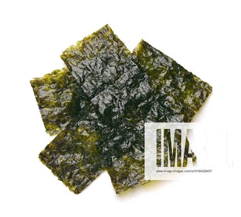 Top View Of Roasted Dried Seaweed Sheets Gim Top View Of Roasted Dried