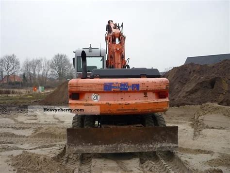 Hitachi Fiat Fh Mobile Digger Construction Equipment Photo