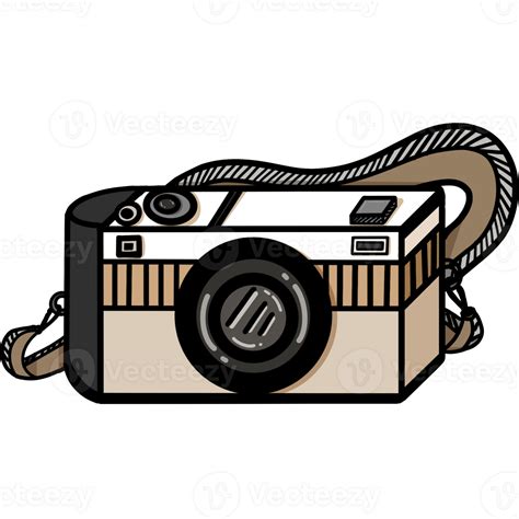 Vintage Camera Retro Camera With Radio 33229336 Png