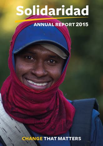 Solidaridad Network 2015 Annual Report - Solidaridad Network