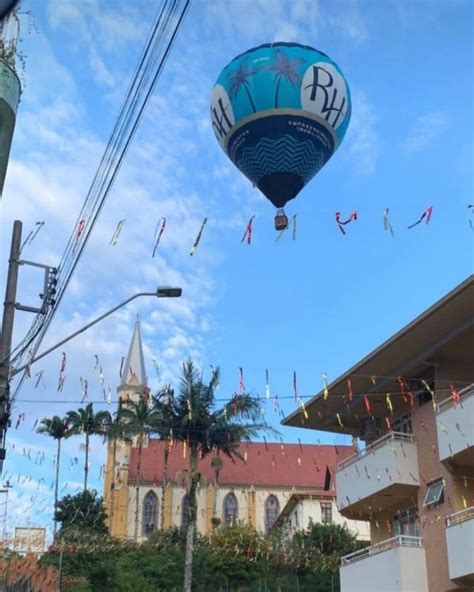 Voo de balão em Santo Amaro da Imperatriz surpreende moradores Estudo