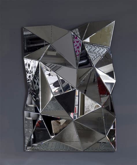 New Medium Multi Faceted Wall Mirror New Medium Multi Faceted Wall