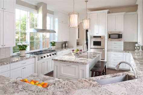 35+ White Granite Kitchen Countertops Ideas | CountertopsNews