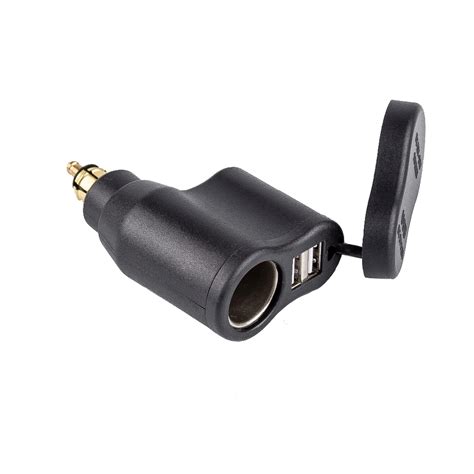 33a Motorcycle Power Adapter Dual Usb Charger Cigarette Lighter