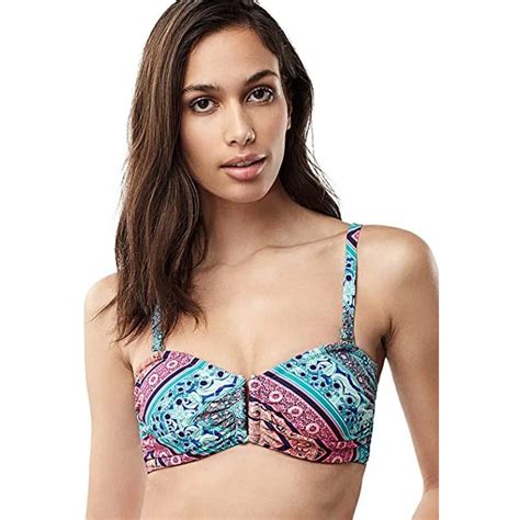 Oneill Top Bikini 8A8592 Fancy Bandeau Azul Dressinn