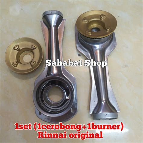 Jual Cerobong Burner Kuningan Kompor Gas Rinnai Original Di Lapak