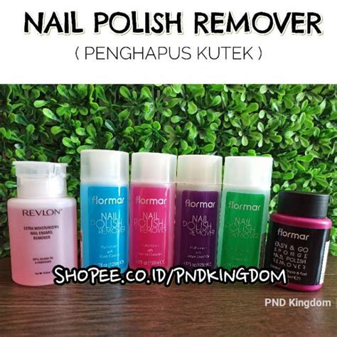 Jual Original Flormar Penghapus Kutek Halal Nail Polish Remover