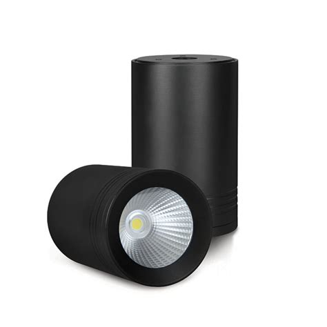 Philips Surface Cob Black 12w Cool Day Light White Ph1225 The Light