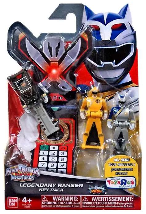 Power Rangers Super Megaforce Legendary Ranger Key Pack Exclusive Roleplay Toy Wild Force Bandai