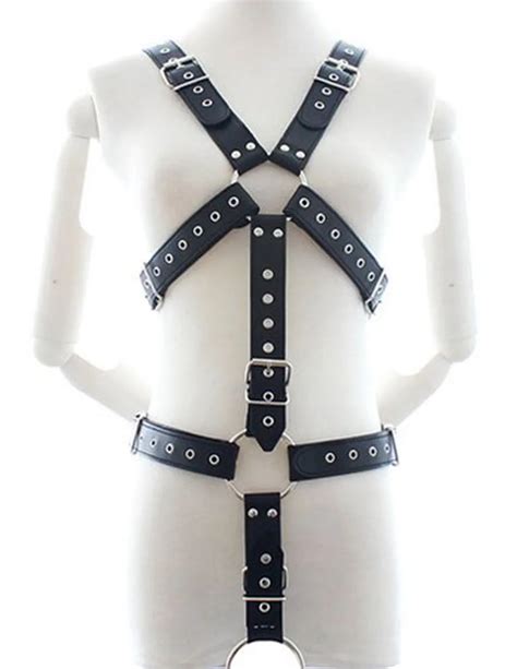 Bandoulière En Cuir Pleine Poitrine Harnais Gay Fetish Bondage Clubwear