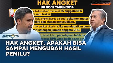 Hak Angket Bisa Ubah Hasil Pemilu Atau Hanya Gertak Saja Kontroversi