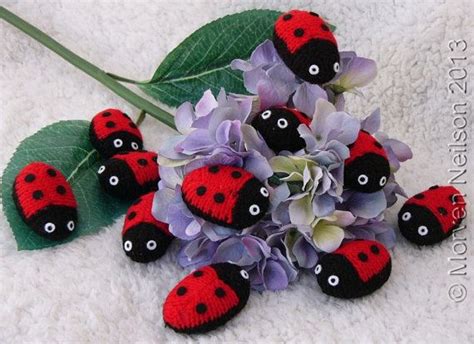 Knitted Ladybirds Etsy Handmade Hand Knitting