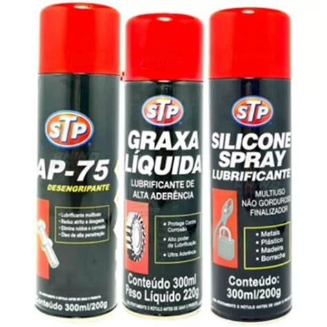 Kit Stp Ap Spray Lubrificante E Graxa Liquida Frete Gr Tis