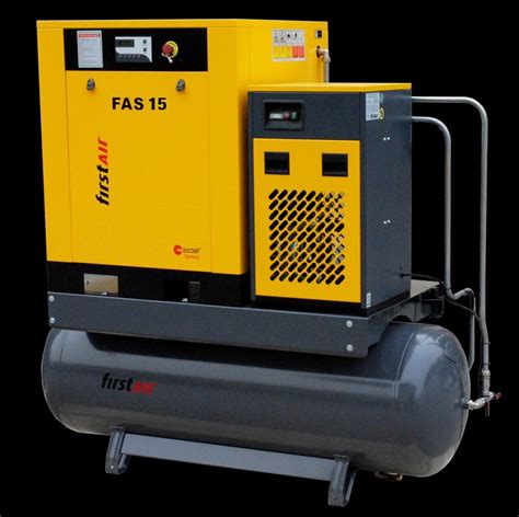 10 HP Tank Mounted Screw Air Compressor At Rs 160000 In Faridabad ID