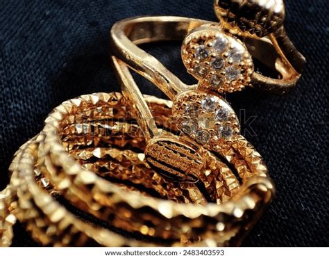 Luxury Gold Rings Diamond Rings On Stock Photo 2483403593 | Shutterstock