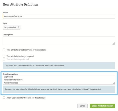 Instance Attributes Support Centre