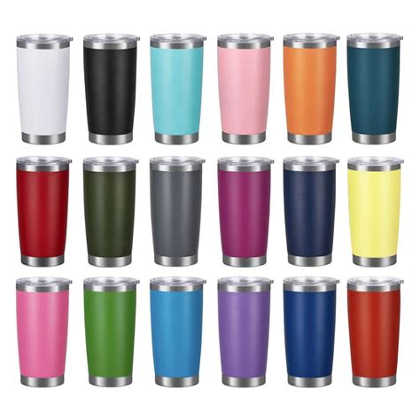 20oz Tumbler Vacuum Insulated Travel Mug With Sliding Lidsstainless