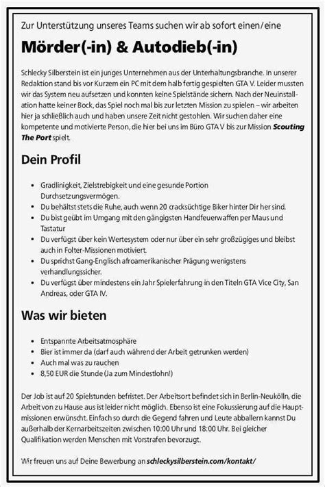 Gta Life Bewerbung Vorlage Erstaunlich Der Schönste Job Der Welt Kein