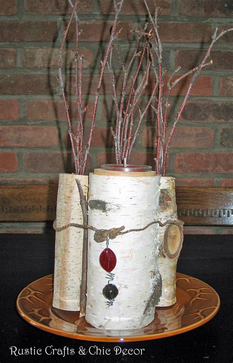 Table Candle Centerpiece For Your Rustic Home - Rustic Crafts & Chic Decor