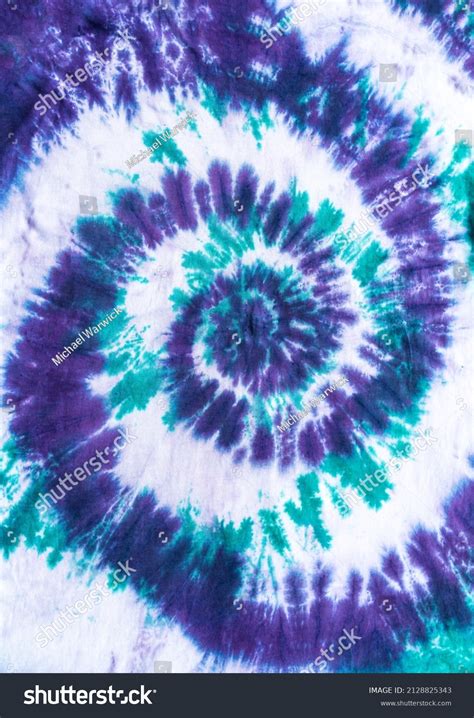 Fashionable Retro Abstract Psychedelic Tie Dye Stock Photo 2128825343