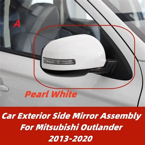 Car Exterior Side Mirror Assembly For Mitsubishi Outlander 2013 2014 2015 2016 2017 2018 2019