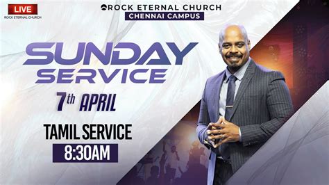 Live Rock Eternal Church Tamil Service April Th