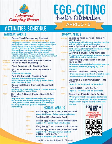 Rain Rain Go Away Revised Easter Weekend Activities And Events