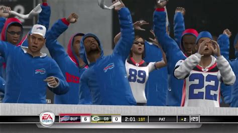 Madden Nfl 11 Gameplay Franchise Mode Buffalo Bills Vs Green Bay Packers Youtube