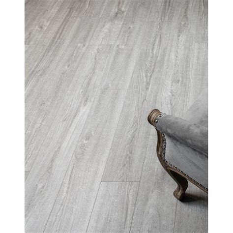 Clickit Delta Light Grey Oak 5mm Spc Click Vinyl 1220x182mm Inc 1mm