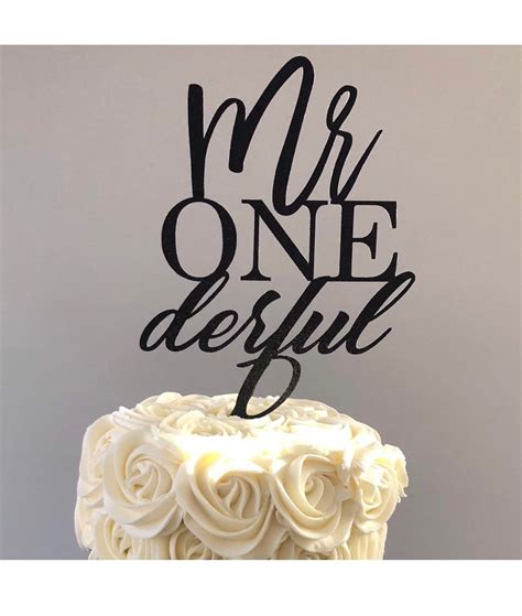 Mr Onederful Cake Topper Mr Onederful Decorations 1st Etsy