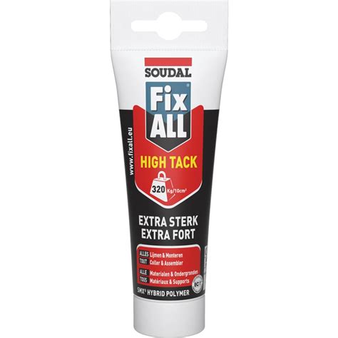 Soudal Fix All High Tack Tube Ml Wit Montagekit Hightack