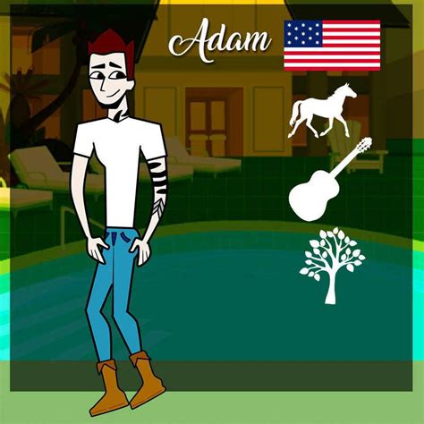 Adam Participante Total Drama Fame Wiki Drama Total Amino Amino