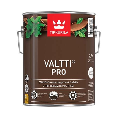 Tikkurila Valtti Pro / Тикурила Валтти Про Палисандр 2,7 Л Антисептик ...