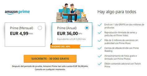 Amazon Prime Sube El Precio A Anuales Neeo Todo Sobre Medios