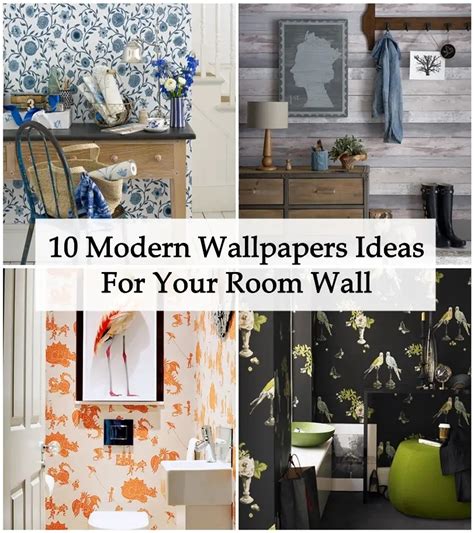 10 Modern Wallpapers Ideas For Your Room Wall ~ Matchness.com