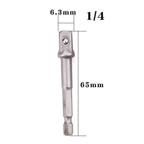 Ranmei 1 4 Drill Socket Adapter For Impact Driver Hex Shank To Square Socket Extension