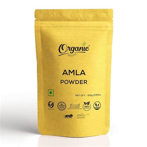 Organic Needs Amla Fruit Powder 100 Grams Amla Powder For Eating Amla