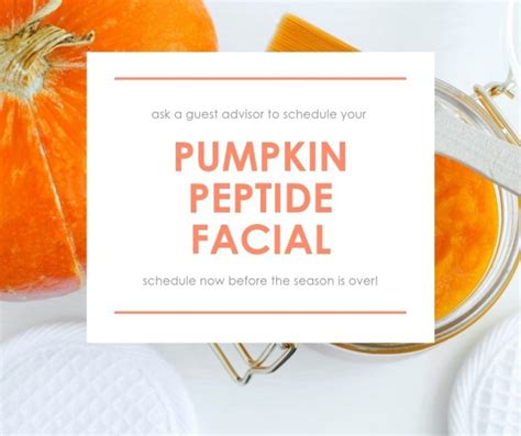 A Few Reasons To Love The Fall Pumpkin Peptide Facial