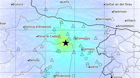 Forte Scossa Di Terremoto In Friuli La Terra Trema Dallalpago Al