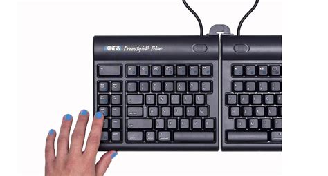 Shop Kinesis Freestyle2 Blue Multichannel Bluetooth Keyboards for Mac