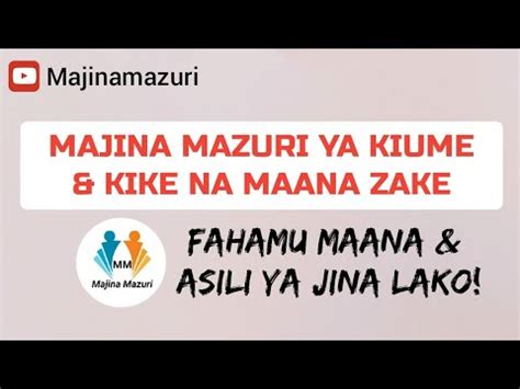 Fahamu Maana Ya Jina Lako Majina Mazuri Ya Kiume Kike Na Maana