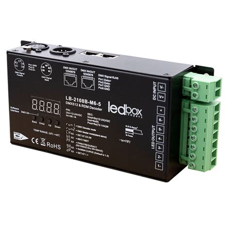 Driver De Led Dmx Pwm X A Ledbox Ledbox Company