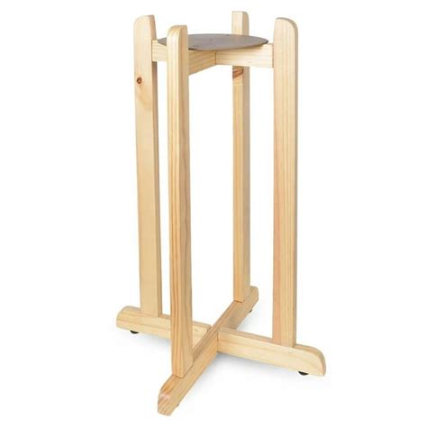 27 Inch Solid Wood Stand For 1 5 Gallon Water Bottles And Crocks Natural