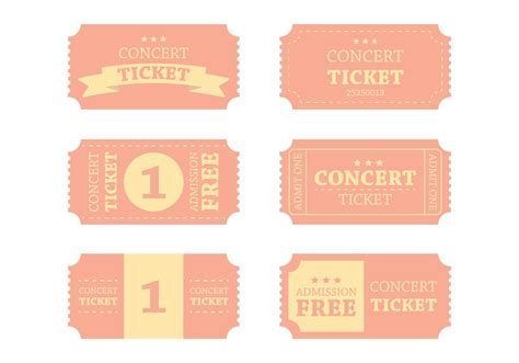 Vintage Concert Ticket Vector 97286 Vector Art at Vecteezy