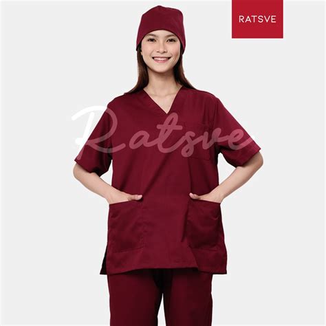 Jual Baju Medis Ok Scrub Dokter Baju Jaga Perawat Lengan Pendek