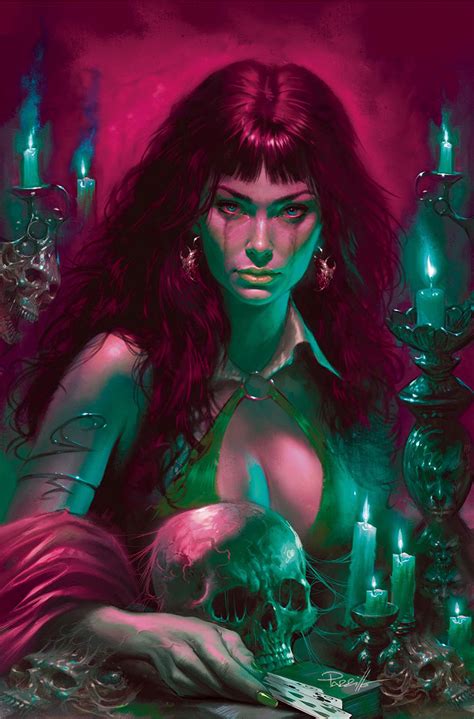 Vampirella Dracula Rage Cover L Incentive Lucio Parrillo Ultraviolet