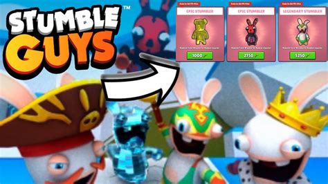 NEW Stumble Guys X Rabbids Diamond Rabbid Special Rabbidsreturn